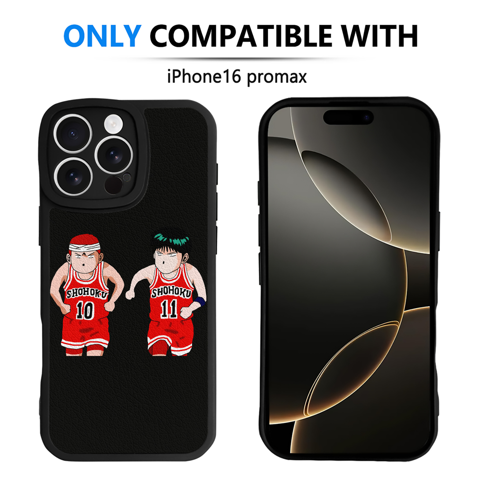 （画像用） SLAM DUNK／スラムダンク 【iPhone 16シリーズ対応】シリコンスマホケース（レザー調） 材質：シリコン